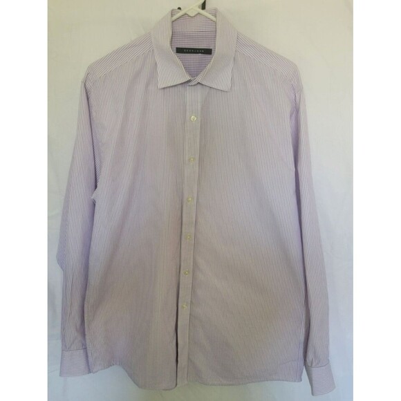 Sean John Tailored Mens Dress Shirt Size 16.5 34/35 Long Sleeve Button Down - Picture 1 of 8